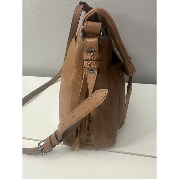 Aimee Kestenberg Leather Shoulder Bag Fifth Avenue Chestnut Crossbody NWOT - Picture 9 of 9